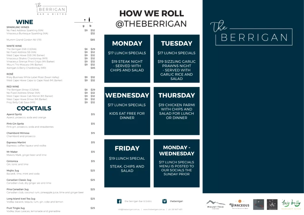 Berrigan-Bar-And-Bistro-Menu