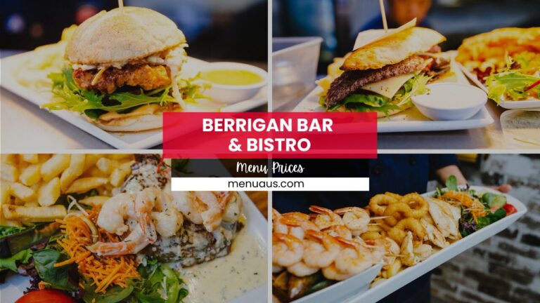 Berrigan Bar And Bistro Menu Australia Updated 2025