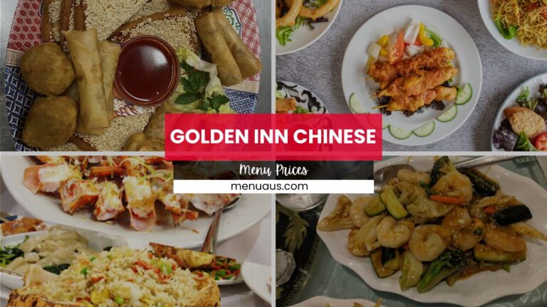 Golden Inn Chinese Restaurant Menu Australia 2025