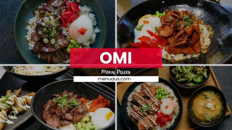 OMI Menu Australia & Updated Prices 2025