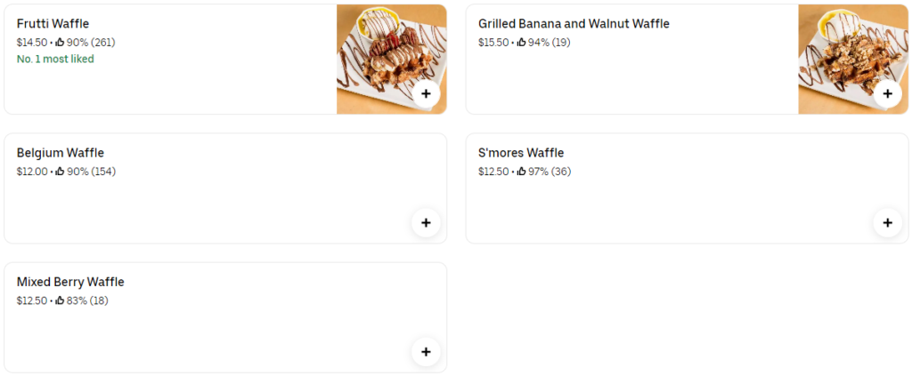 Oliver Brown Waffles Prices