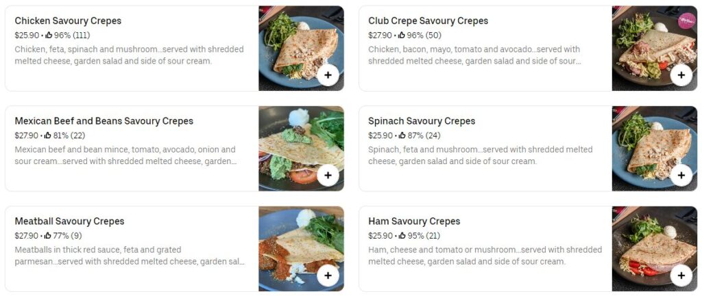 Savoury Crepes