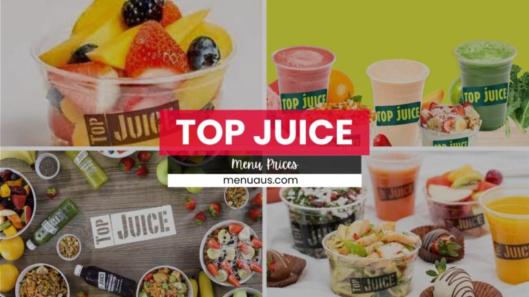 Top Juice Menu Australia & Updated Prices 2025