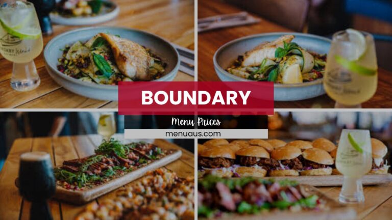 Boundary Island Brewery Menu Australia & Updated Prices 2025