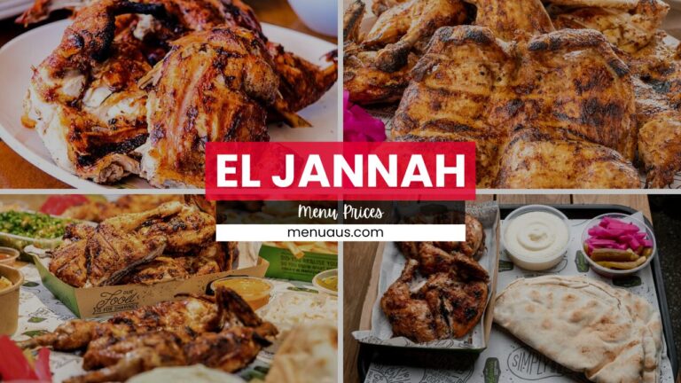 El Jannah Menu Australia & Updated Prices 2025