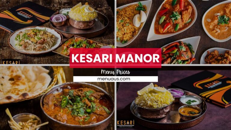 Kesari Manor Lakes Menu Australia & Updated Prices 2025