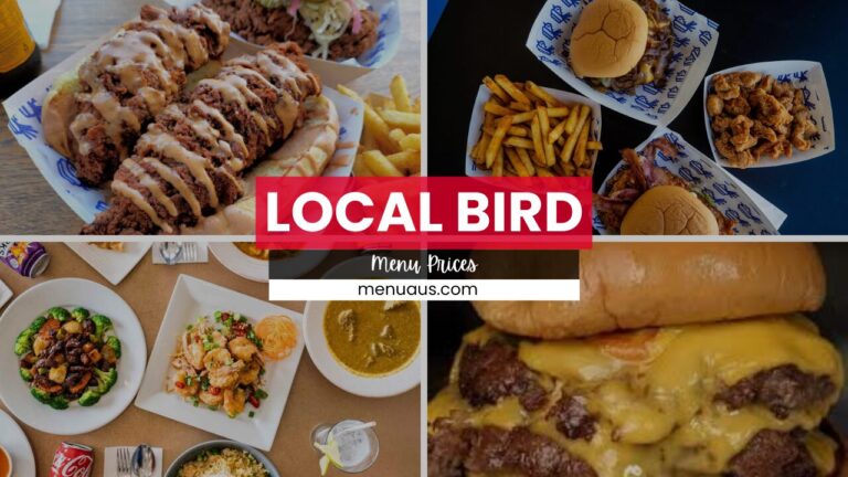 Local Bird Menu Australia & Updated Prices 2025