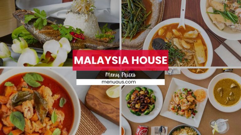 Malaysia House Menu Australia & Updated Prices 2024