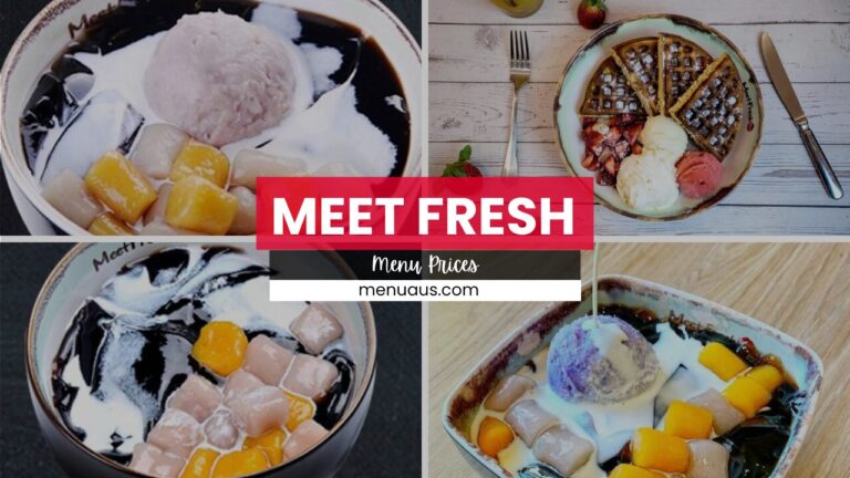 Meet Fresh Menu Australia & Updated Prices 2025