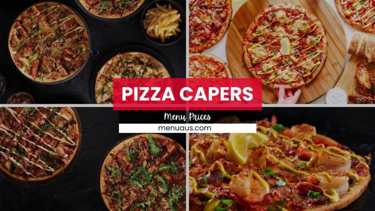 Pizza Capers Menu Australia & Updated Prices 2025