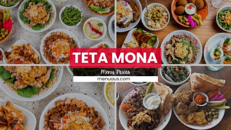 Teta Mona Menu Australia & Updated Prices 2025