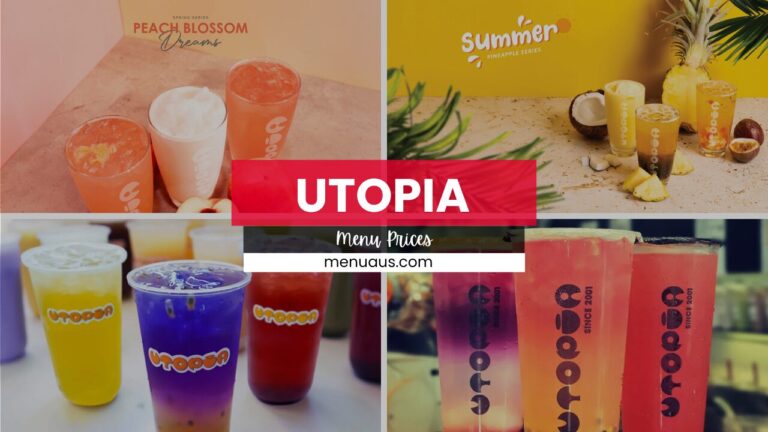 Utopia Menu Australia & Updated Prices 2025